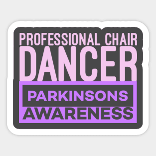 Professional Chair Dancer (Pink) Sticker